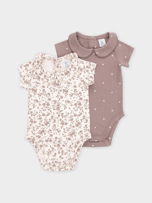 CROCKID Боди 585328 К 6540-2уп коричневый