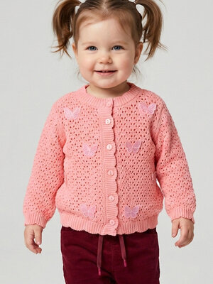 PLAYTODAY Кардиган 585464 12623017 светло-розовый
