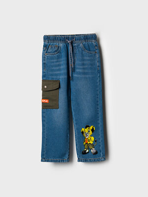 PLAYTODAY Брюки 585533 12612352 тёмно-синий,темно-зеленый