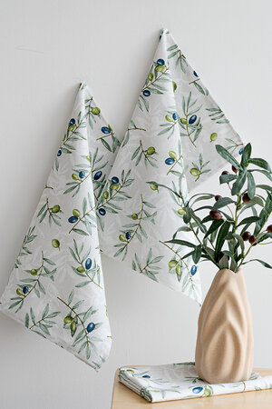 Натали Полотенце 585692 Набор кухонных полотенец Долина белый