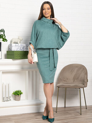 LT Collection Платье 585727 П15270-12М бирюзовый