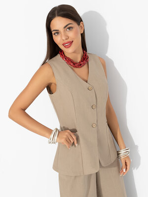 CHARUTTI Жилет 585761 11827 Бежевый