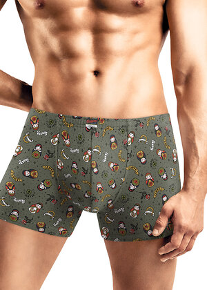 CLEVER Трусы 585803 MSH560551 хаки/оранжевый