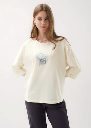 CLEVER Джемпер 585839 267106/198кдп_п молочный