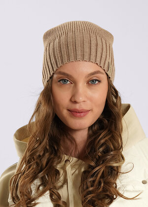 CLEVER Шапка 585910 564656вн меланж бежевый