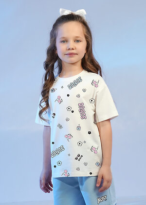 CLEVER Футболка 586023 866748/13кд_п молочный