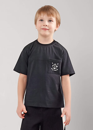 CLEVER Футболка 586044 867325/12кд_п чёрный