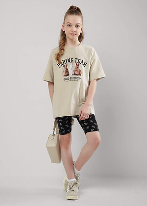 CLEVER Бриджи 586111 906461гн чёрный/молочный