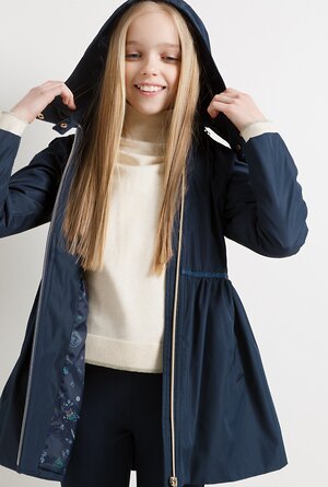 Acoola Плащ 586132 20240630007 темно-синий