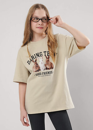 CLEVER Футболка 586148 866899г_п1 бежевый