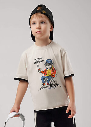 CLEVER Футболка 586155 867323/12кд_п бежевый