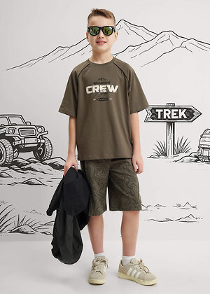 CLEVER Шорты 586164 867328/12ан т.хаки/чёрный