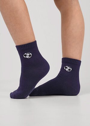 CLEVER Носки 586275 В1012 16-18,18-20 т.синий