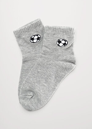 CLEVER Носки 586280 В1012 16-18,18-20 меланж серый