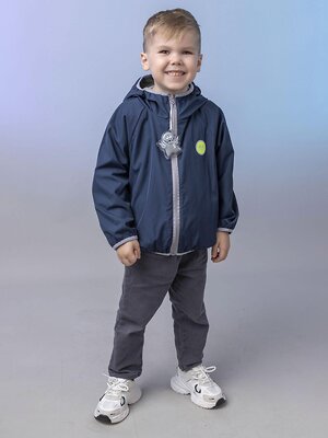 BATIK Ветровка 586443 0277-26в-7 Черно-синий