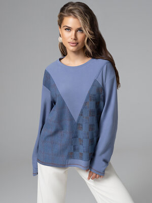 CHARUTTI Лонгслив 586451 12634 Голубой