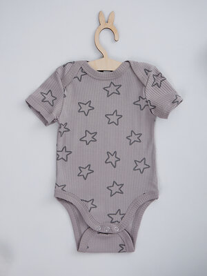 MARK FORMELLE Боди детское 586621 13015-2 абрикосовый щербет +звездочки на сером