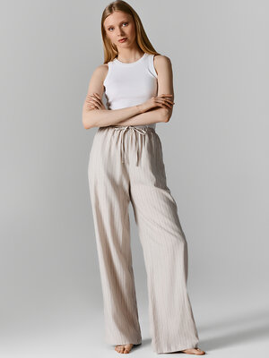 MARK FORMELLE Брюки 586629 532431 полоска на бежевом