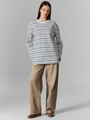 MARK FORMELLE Джемпер 586661 122924 полоска на св.молочном