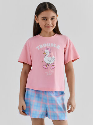 MARK FORMELLE Комплект 586684 567748 розовый +розово -голубая клетка