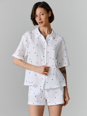 MARK FORMELLE Костюм 586708 592674 сердечки на белом