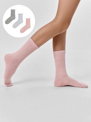 MARK FORMELLE Детские носки 586728 430A-1407 розовый мел. /св.серый мел. /серый мел./