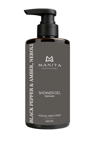 MANITA Гель для душа парфюмированный / Black Pepper, Amber, Neroli, 460 мл 586747 28398 