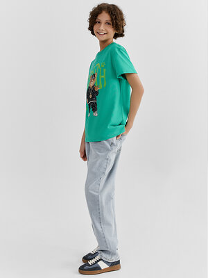 MARK FORMELLE Футболка 586881 113453 зеленый топаз +печать