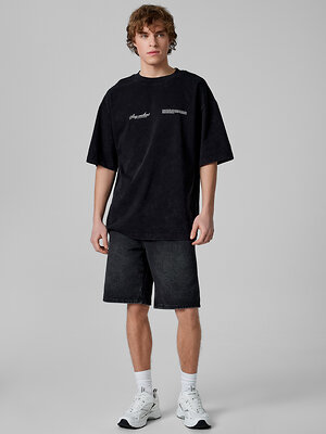 MARK FORMELLE Футболка 586892 111883 ACID WASH черный +печать