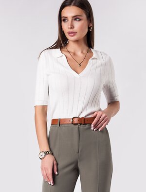 VILATTE Джемпер 586915 D39.586 молочный