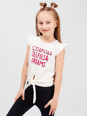 Bonito Футболка 587107 BK1597K молочный