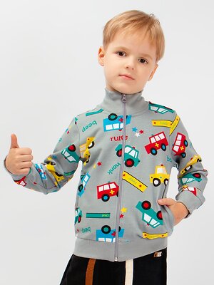 Bonito Бомбер 587205 BK1727B серый