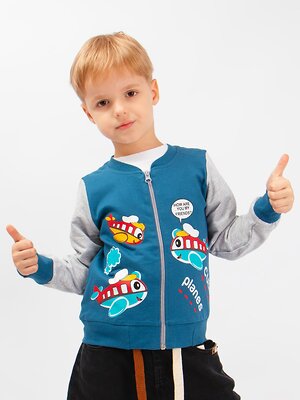 Bonito Бомбер 587211 BK1376BM джинсовый