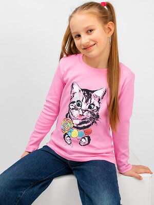 Bonito Лонгслив 587269 BK0467D розовый