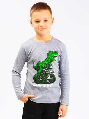 Bonito Лонгслив 587292 BK0467M серый меланж