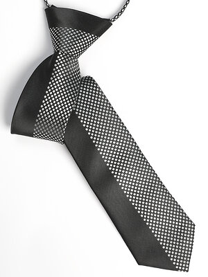 Соль&Перец Галстук 587324 SP305A черный-серый