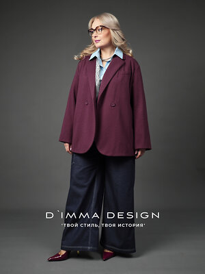 DIMMA Жакет 587328 2665 Винный