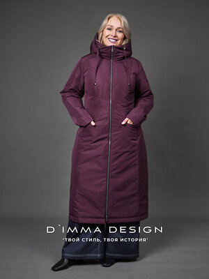 DIMMA Пальто 587347 2670 Бордовый
