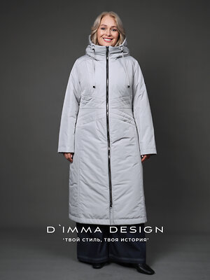 DIMMA Пальто 587348 2670 Светло-серый