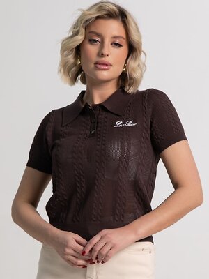 LT Collection Поло 587440 Б15377-7М коричневый