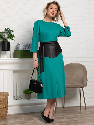 LT Collection Платье 587441 П15388-18М зеленый