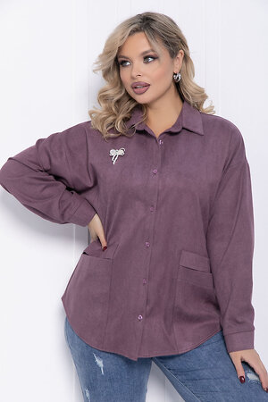 LT Collection Рубашка 587443 Б15440-18М сливовый
