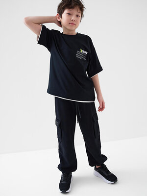 PLAYTODAY Фуфайка 587483 12611262 черный,белый