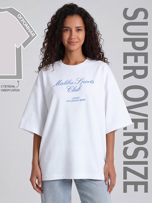 Апрель Футболка 587581 1ЖДФК5039804 белый