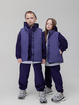 Bodo Жилет 587784 14-88MU баклажановый