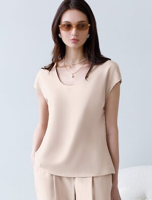 VILATTE Блузка 587888 D29.360 кокосово-молочный