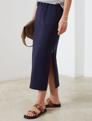 VILATTE Юбка 587895 D46.059 т.синий