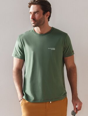 VILATTE Футболка 587906 U49.068 оливковый_outdoors