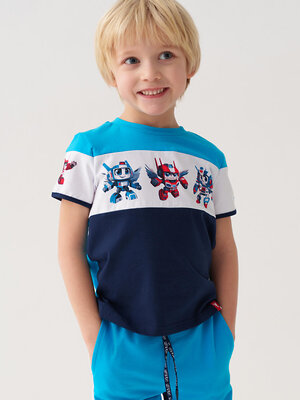 PLAYTODAY Фуфайка 587928 12612033 тёмно-синий,ярко-синий