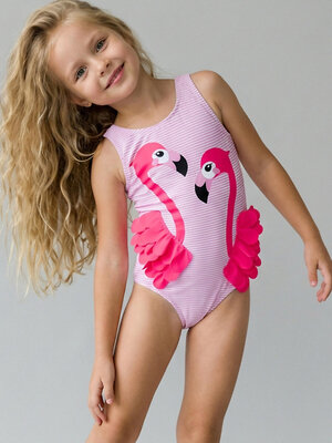 PLAYTODAY Купальник 587930 12622423 белый,розовый